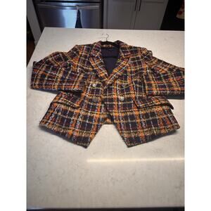 Caslon Nordstrom Size 12 Tweed Blazer
